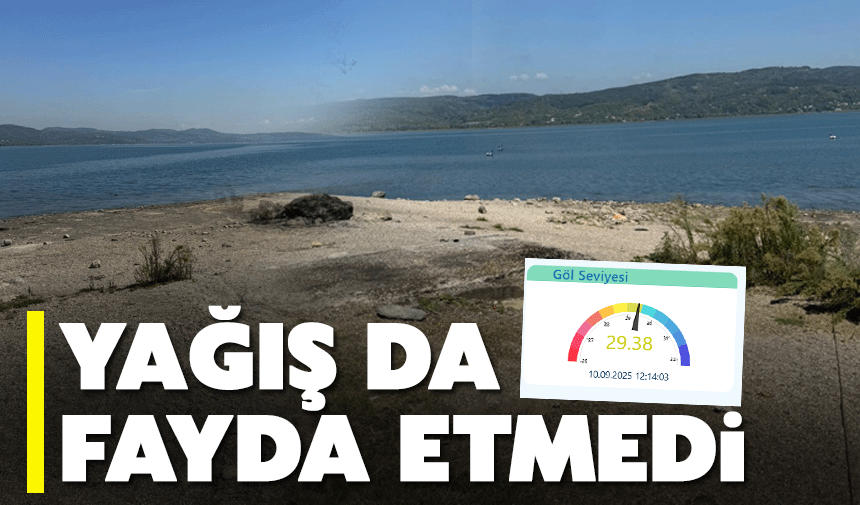 Sapanca Gölü’nde Kritik Seviyeler