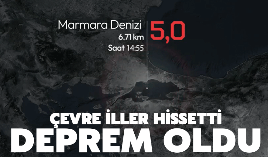 SON DAKİKA: DEPREM OLDU!