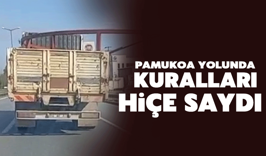Kuralları hiçe saydı!
