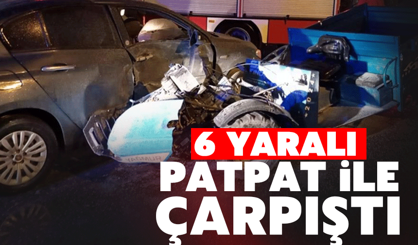 Akyazı’da Tarım Aracı ile Otomobil Çarpıştı: 6 Yaralı