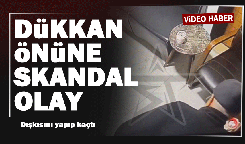 Güzellik Merkezinin Önüne Büyük Tuvaletini Yaptı!