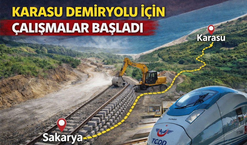 Karasu demiryolu için çalışmalar başladı