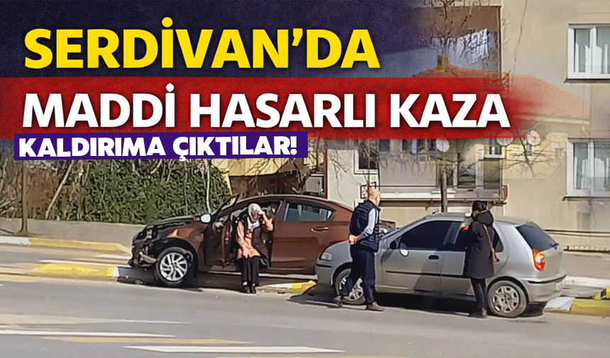 Kazanın etkisiyle kaldırıma çıktılar!