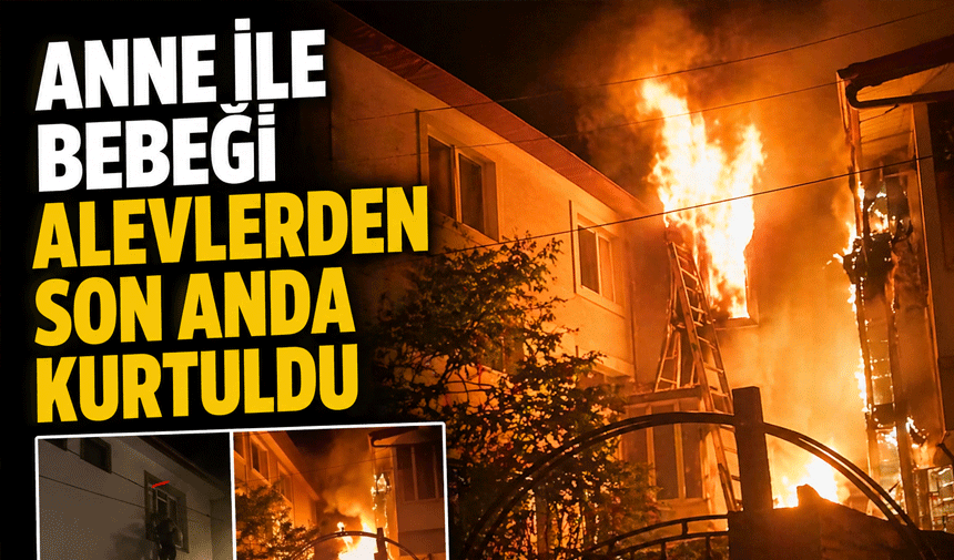 Serdivan’daki Korku Dolu Yangından son anda kurtuldular