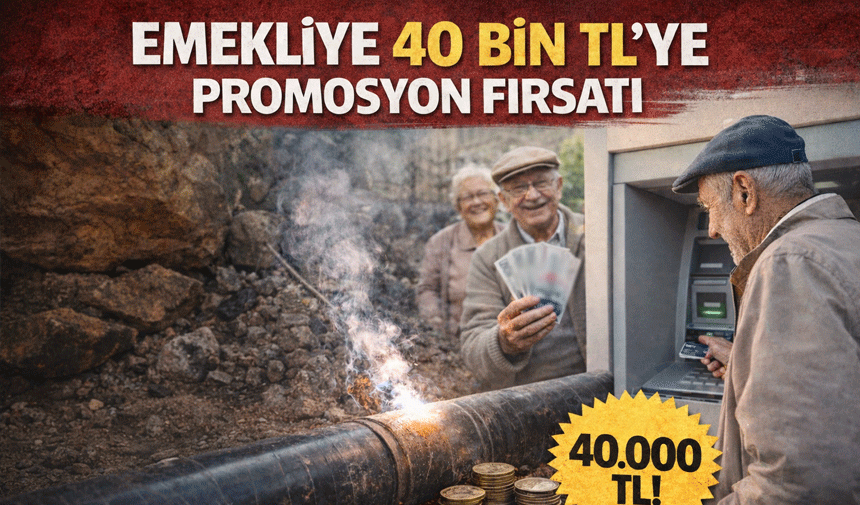 Emekliye 40 Bin Lira Promosyon Müjdesİ