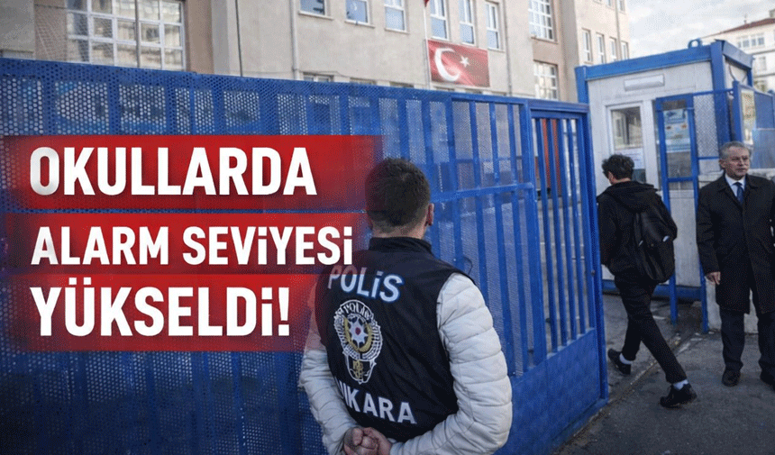Okullarda Güvenlik Seviyesi Yükseldi