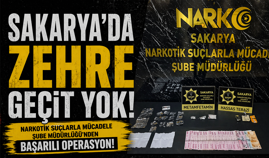 Metamfetamin ve Para Ele Geçirildi