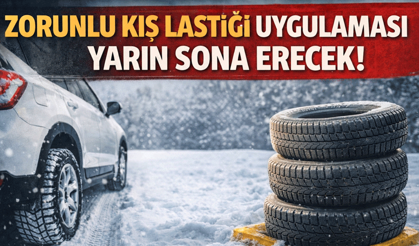 Kış Lastiği Zorunluluğu Bitiyor