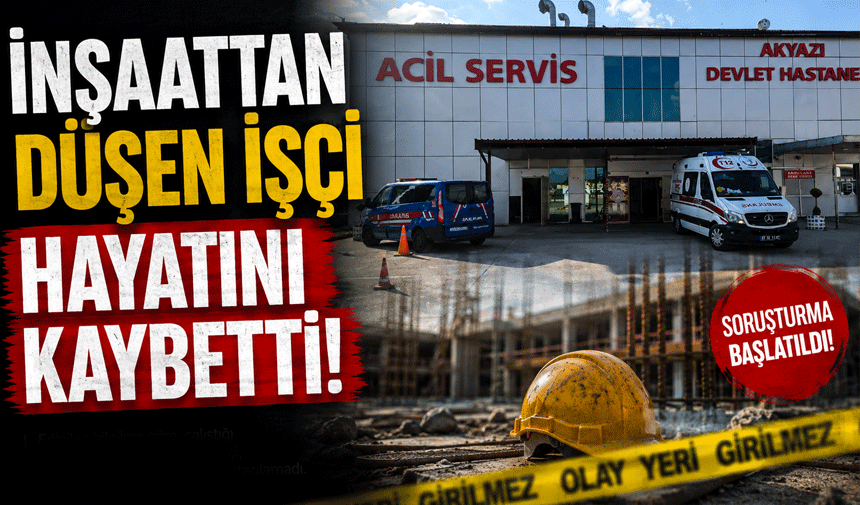 İnşaattan Düşen İşçi Hayatını Kaybetti