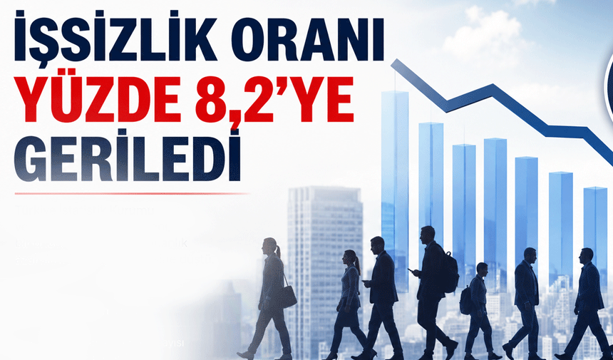 İşsizlik Oranı Yüzde 8,2’ye Geriledi