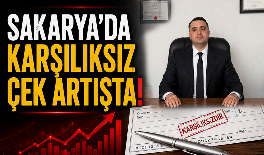 Sakarya'da karşılıksız çek arttı!