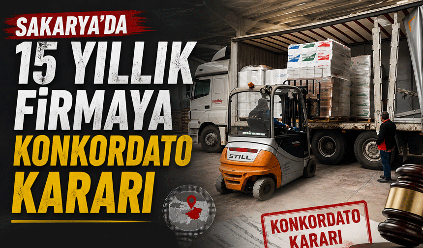 Sakarya’da 15 Yıllık Firmaya Konkordato Kararı