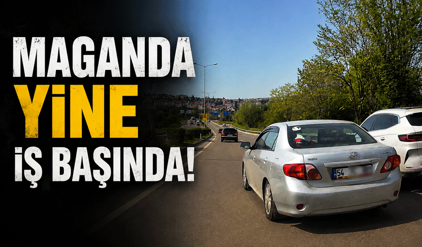 Trafikte tehlike saçtı!