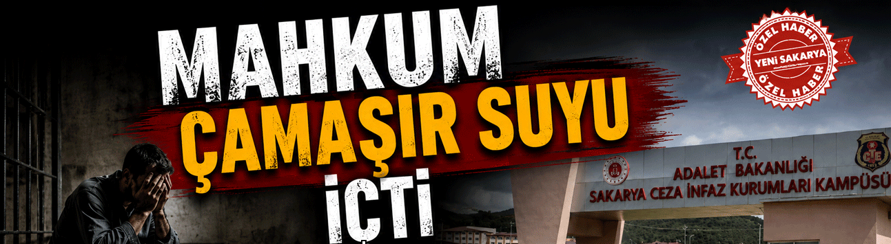Mahkum çamaşır suyu içti hastanelik oldu!