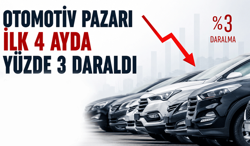 Otomotiv Üretimi İlk 4 Ayda Geriledi