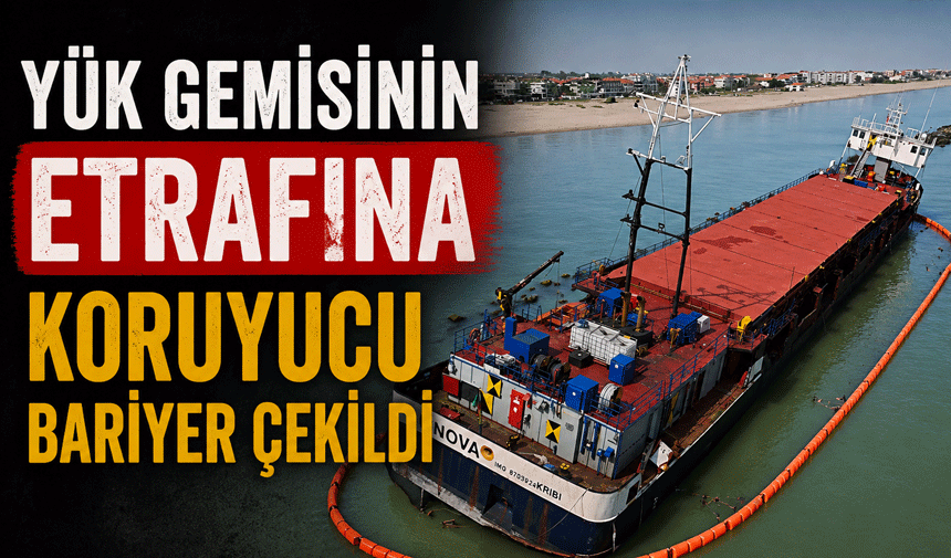Karasu’da Karaya Oturan “NINOVA” Gemisi İçin Kurtarma Çalışması