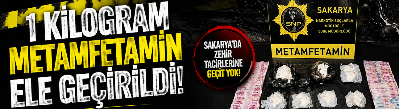 1 kilogram metamfetamin ele geçirildi