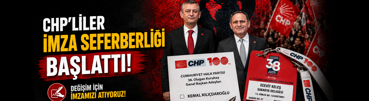 CHP'liler imza seferberliği başlattı