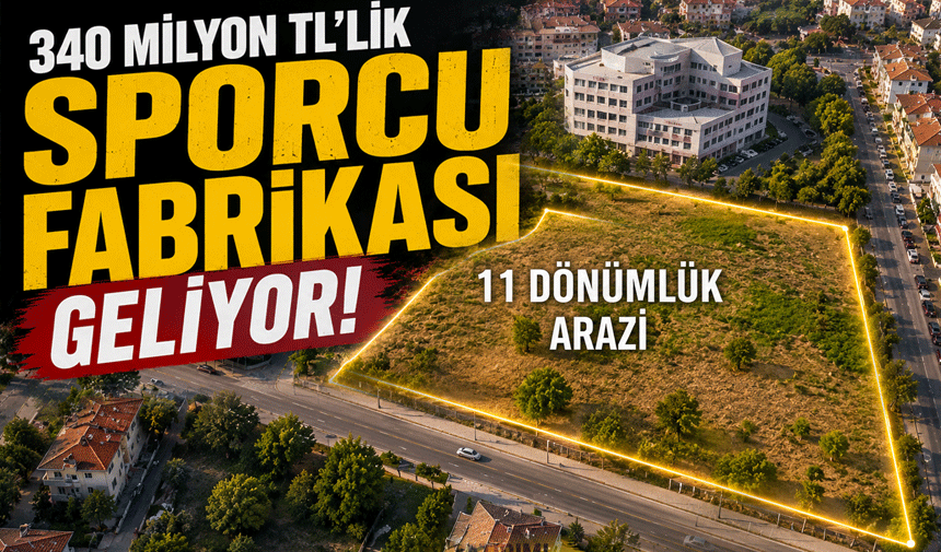 Serdivan'a 340 Milyon TL'lik Sporcu Fabrikası Geliyor