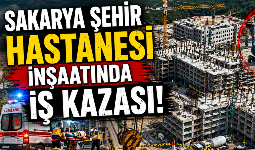 Sakarya Şehir Hastanesi İnşaatında İş Kazası!