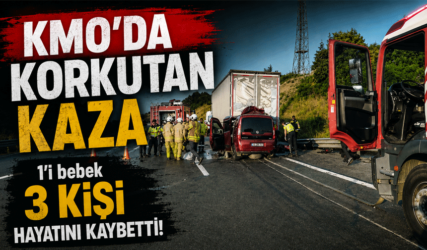 Kuzey Marmara Otoyolu'nda Feci Kaza: 1'i bebek 3 kişi hayatını kaybetti!