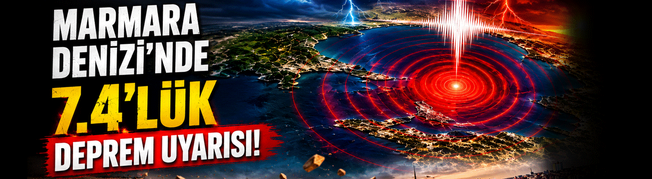 O Uzmandan Marmara Denizi için 7.4'lük deprem uyarısı