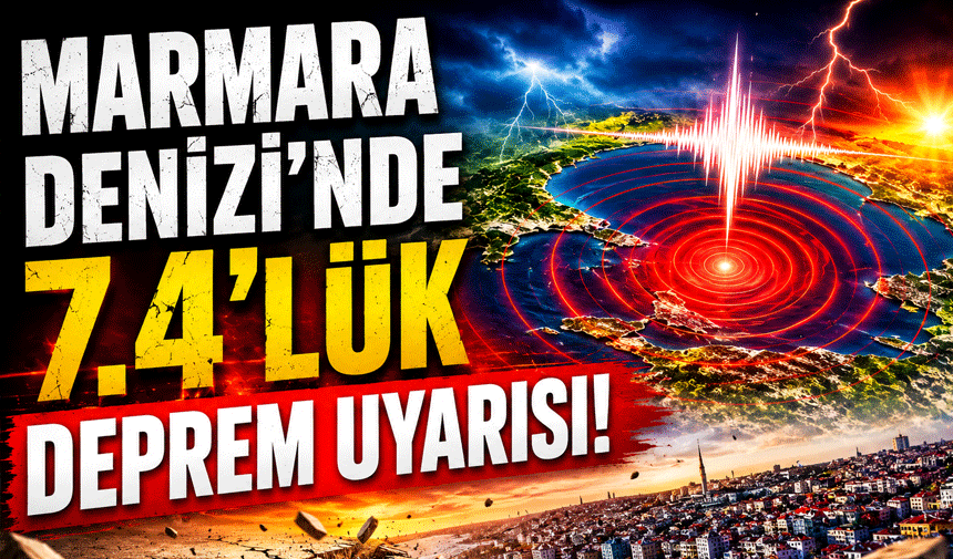 O Uzmandan Marmara Denizi için 7.4'lük deprem uyarısı
