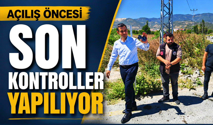Pamukova YHT İstasyonunda açılış öncesi son kontroller yapılıyor