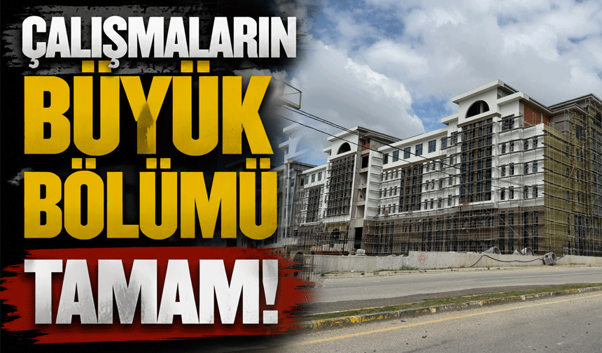 Sakarya Yeni Adliye Sarayı’nda Çalışmaların Büyük Bölümü Tamamlandı