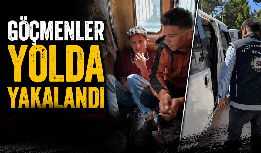 Araçta yakalanan 9 düzensiz göçmen sınır dışı edildi