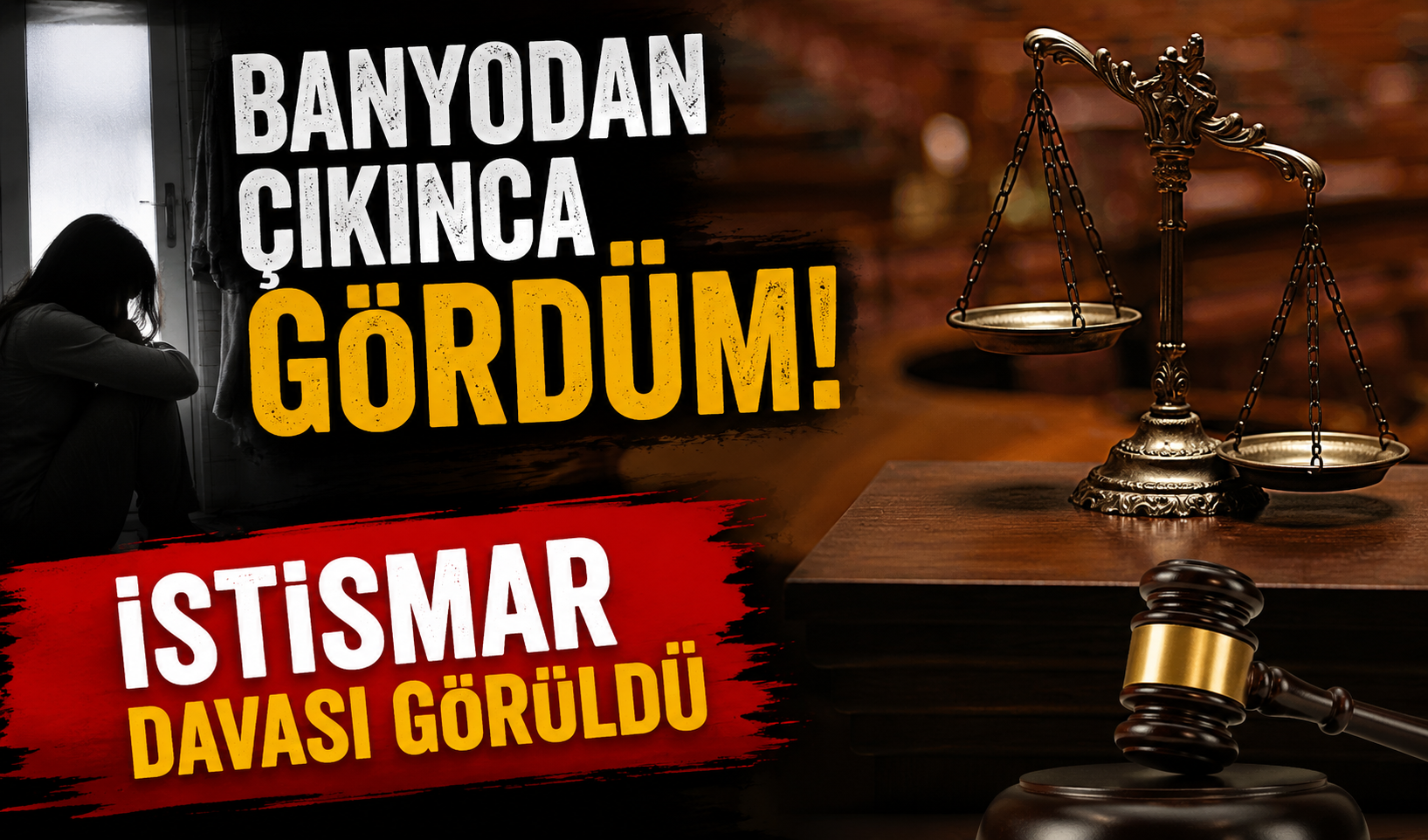 Kızının i*stismara uğradığını banyodan çıkınca görmüş!