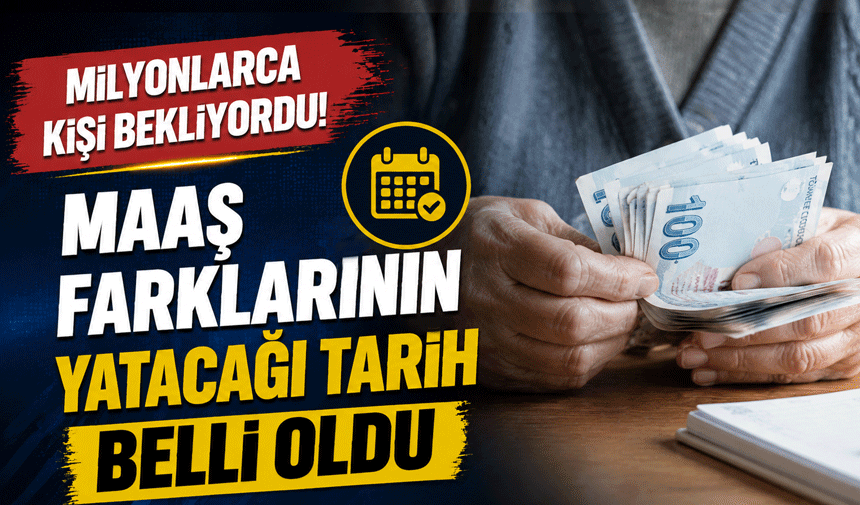 Milyonlarca Emekliyi İlgilendiriyor: Maaş Farkları yarın yatıyor