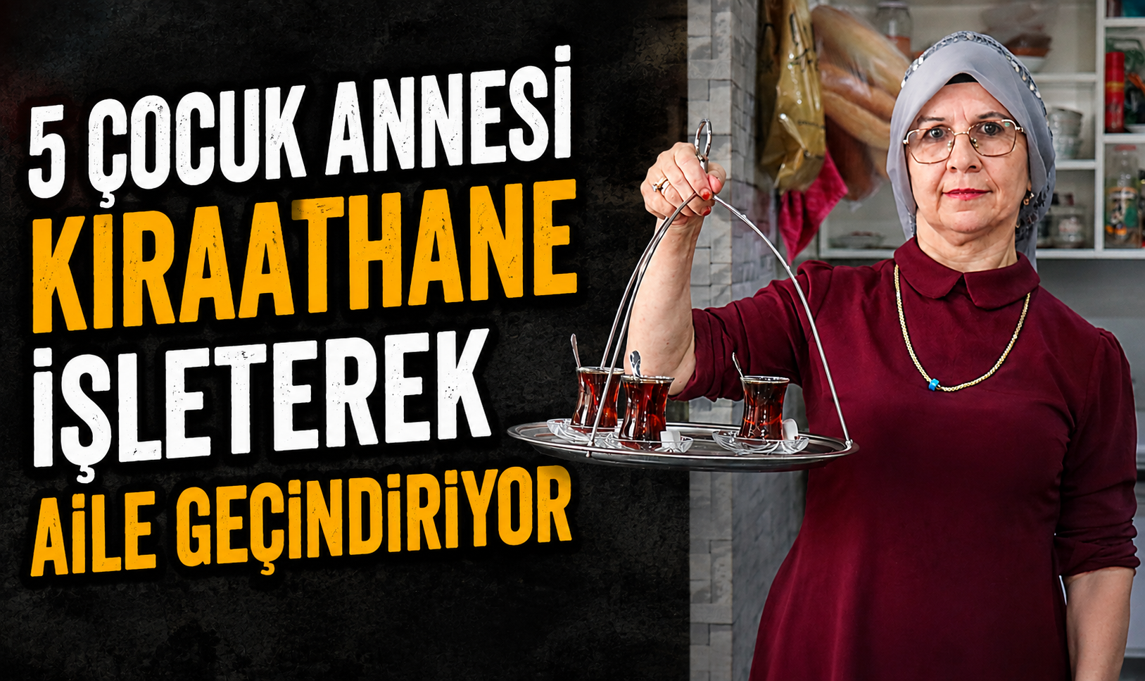 “Yapamazsın” dediler, kendi kıraathanesini açtı! 5 çocuğunu tek başına büyüttü