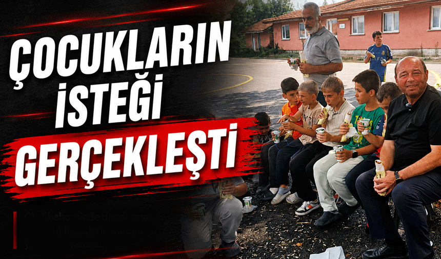 Çocukların çağrısına başkan Ata ses verdi