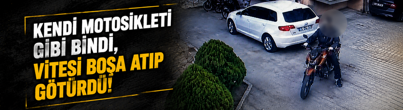 Serdivan’da Kurye Motosikleti Çalındı! Hırsızlık Anı Kamerada