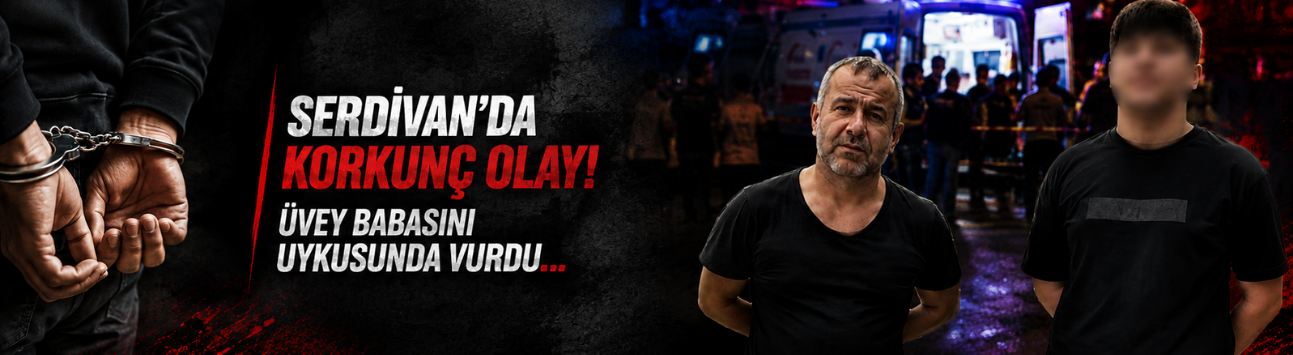 Serdivan’da silahlı olay: Üvey babasını uykusunda vuran 14 yaşındaki çocuk gözaltına alındı
