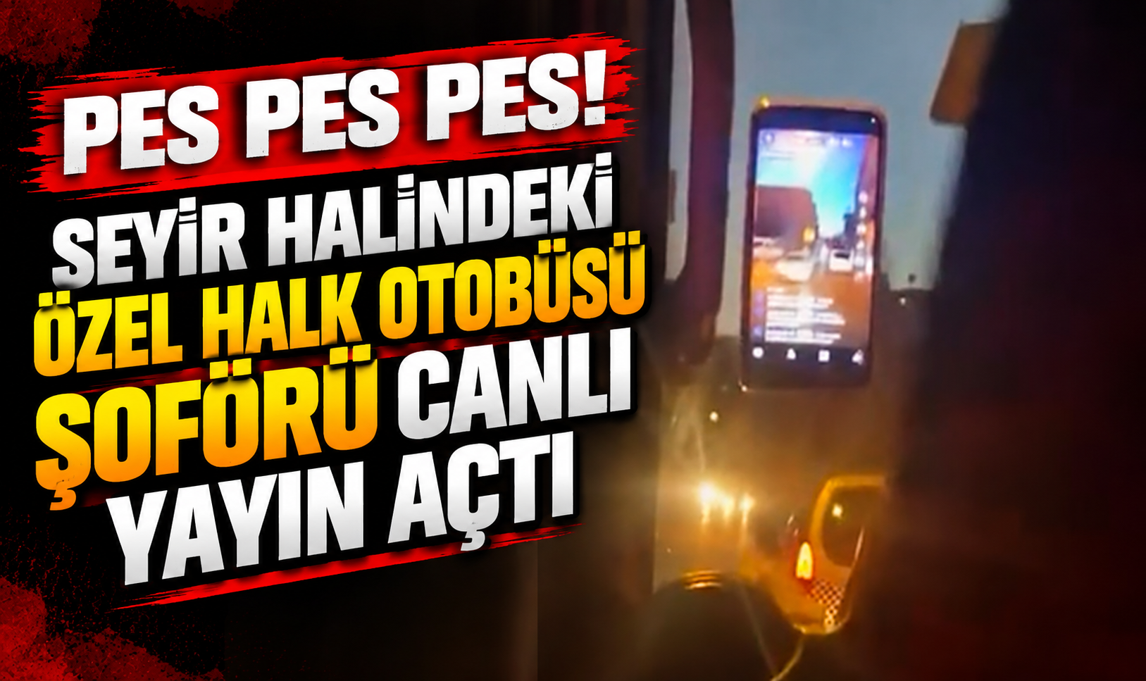 Direksiyon başında canlı yayın açtı!