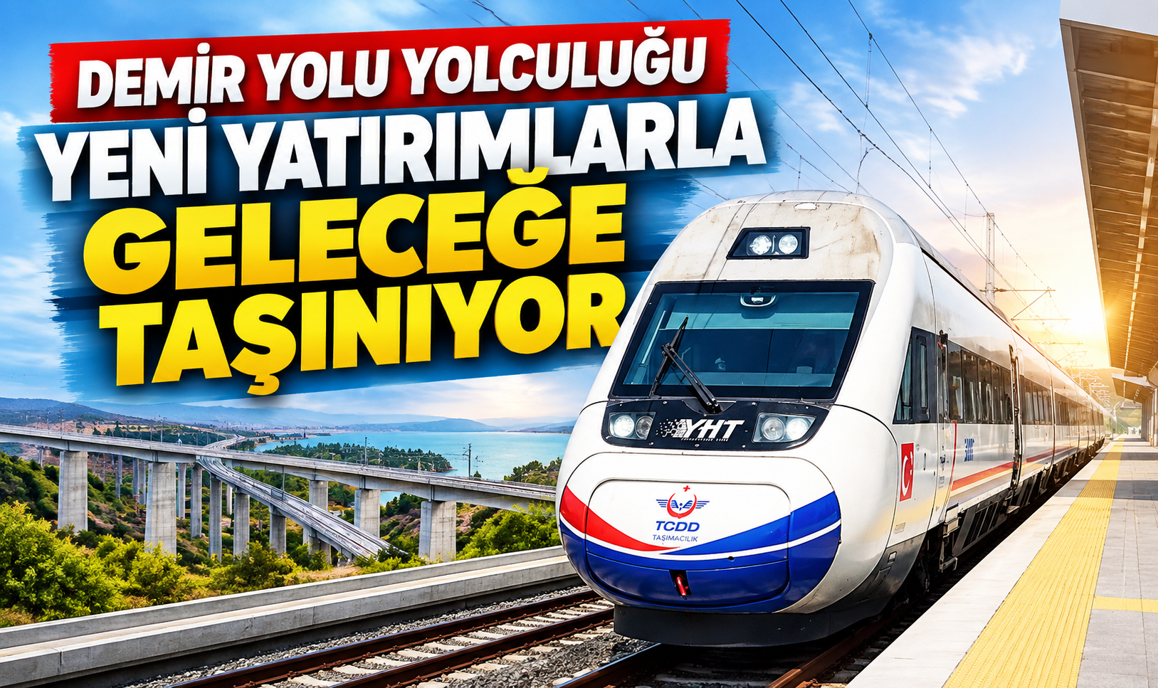 Demir yolu yolculuğu yeni yatırımlarla geleceğe taşınıyor