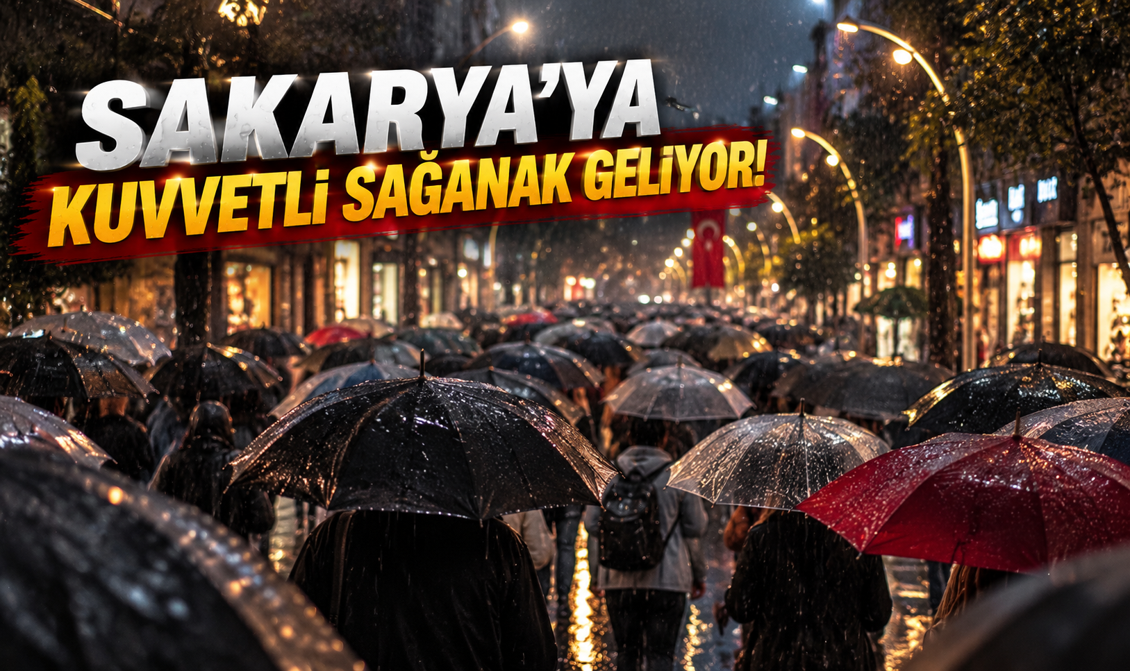 Sakarya'ya kuvvetli sağanak geliyor! Meteoroloji saat verdi, sıcaklıklar düşecek
