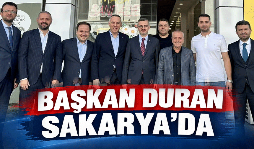 Başkan Duran açılış öncesi ziyarette