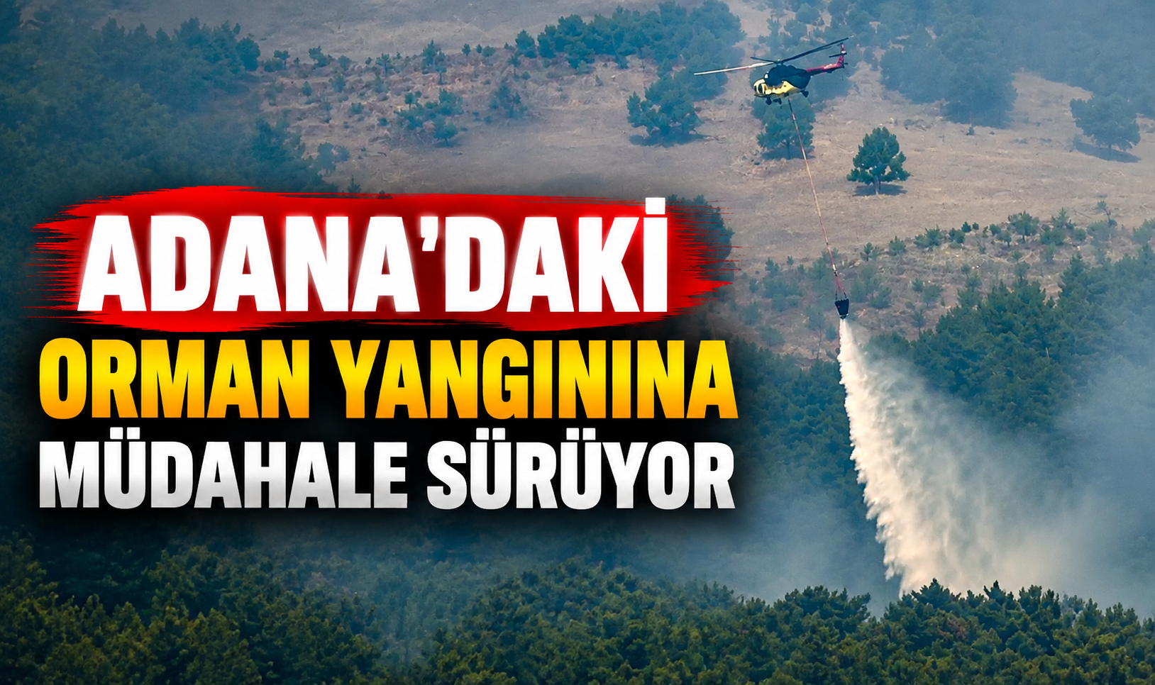 Adana’daki orman yangını 3 ilçeye yayıldı: 835 kişi tahliye edildi