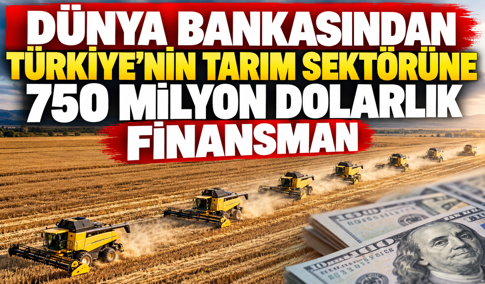 Dünya Bankasından Türkiye’nin Tarım Sektörüne 750 Milyon Dolarlık Finansman