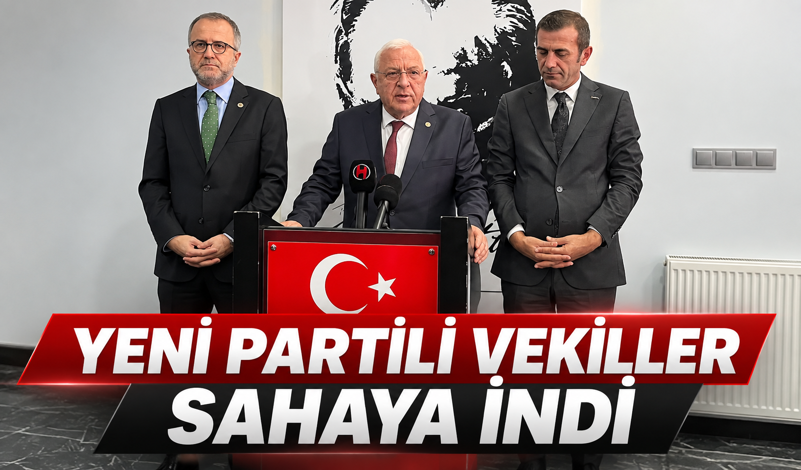 Yeni Partili vekiller sahaya indi