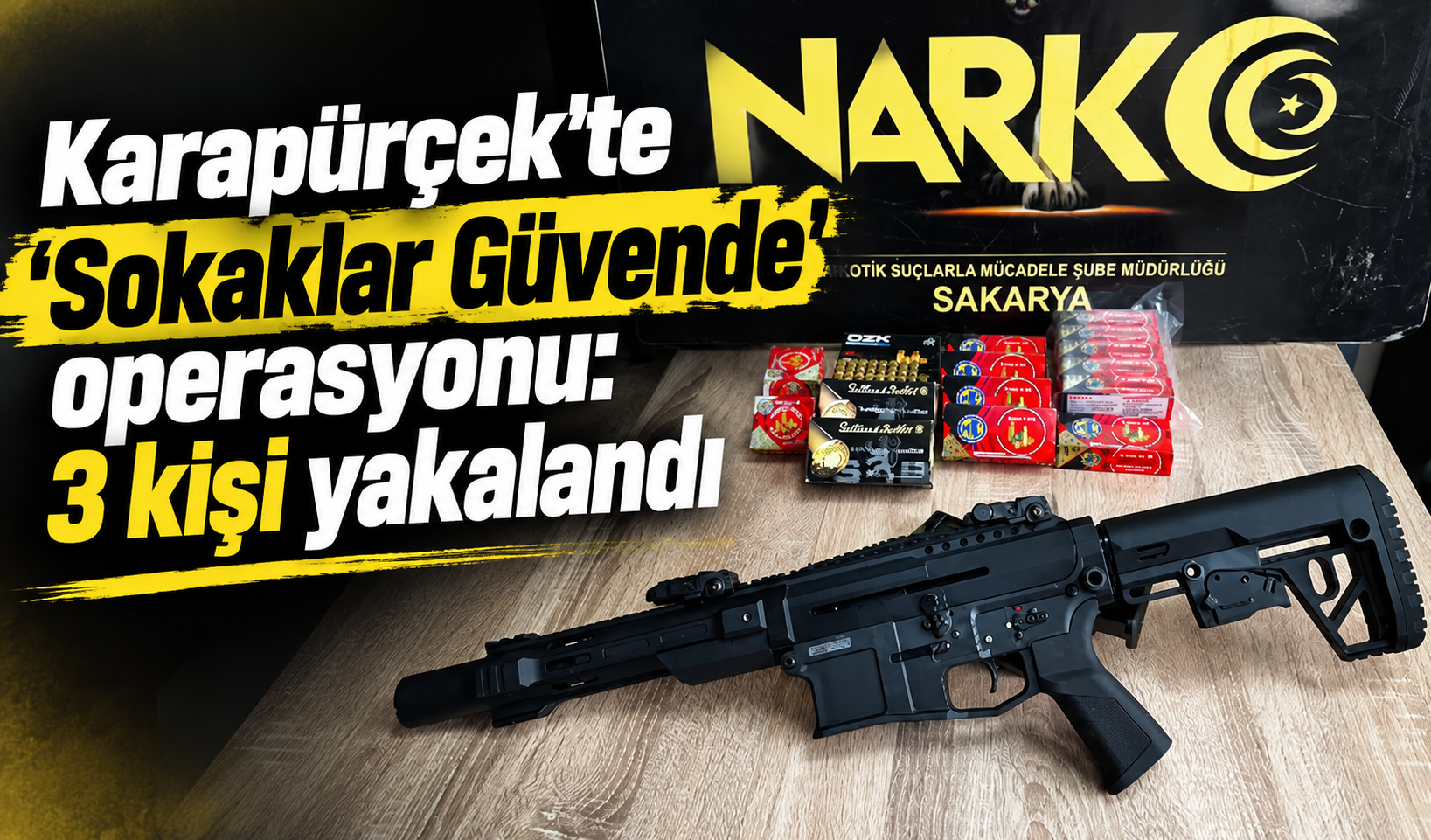 Karapürçek’te “Sokaklar Güvende” operasyonu: 3 kişi yakalandı