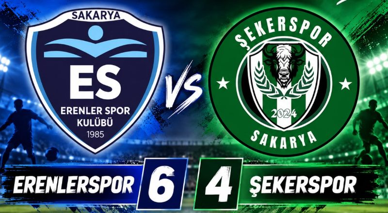 Erenlerspor ile Şekerspor’dan 10 gollü prova