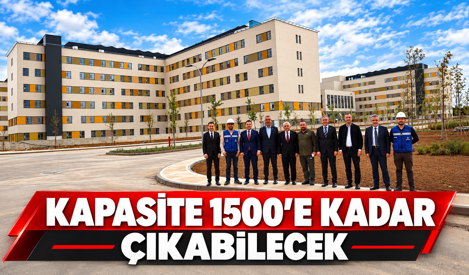 Şehir hastanesinde kapasite 1500'e kadar çıkabilecek