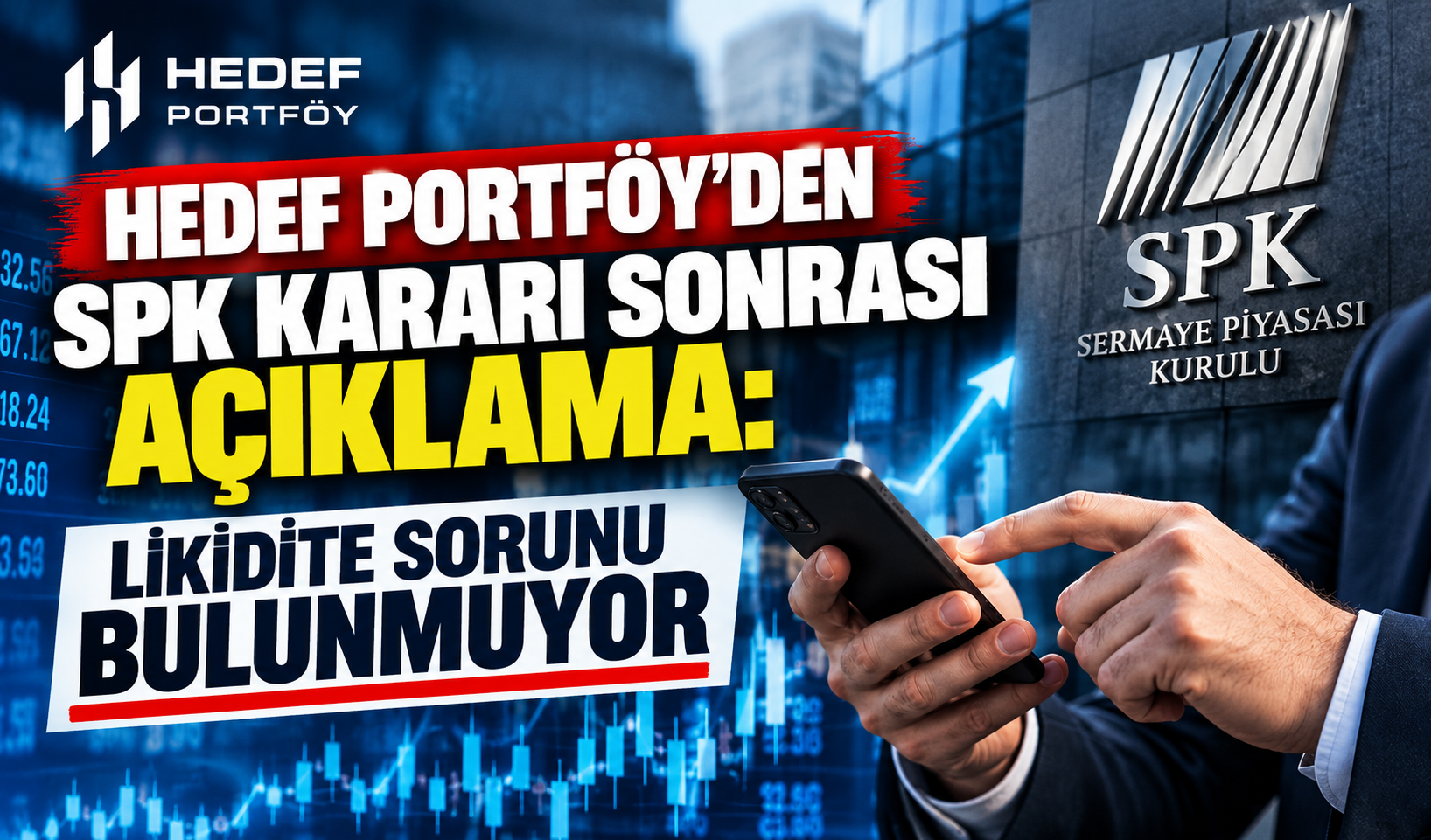 Hedef Portföy’den SPK Kararı Sonrası Açıklama: Likidite Sorunu Bulunmuyor
