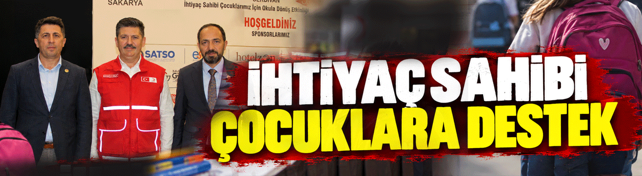 Kızılay’dan ihtiyaç sahibi çocuklara 2 milyon TL’lik eğitim desteği