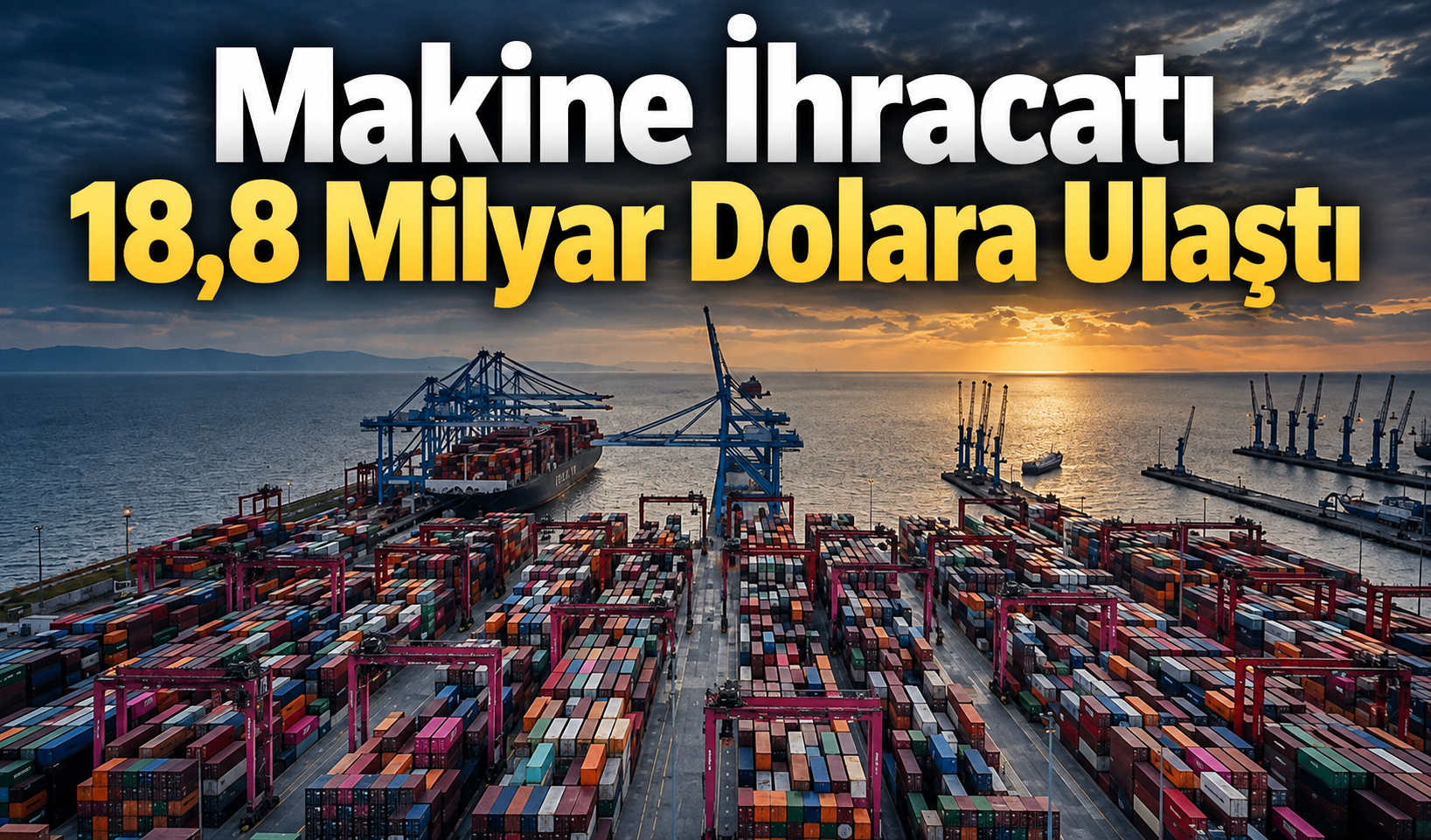 Makine İhracatı 18,8 Milyar Dolara Ulaştı