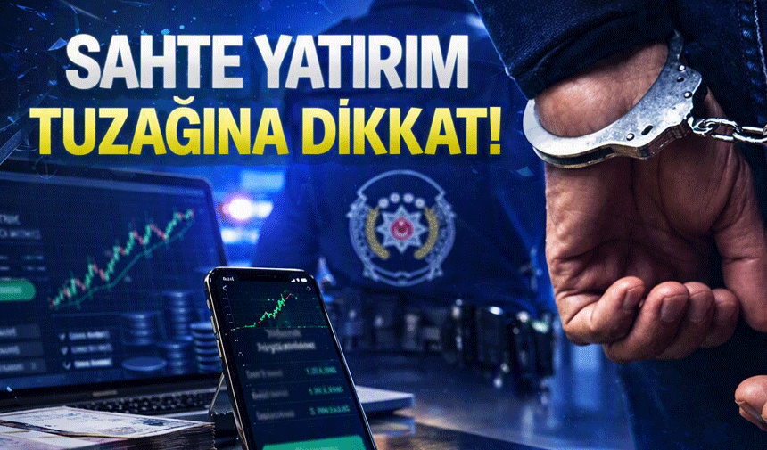 Sahte yatırım uygulamasıyla 14 milyon liralık vurgun!